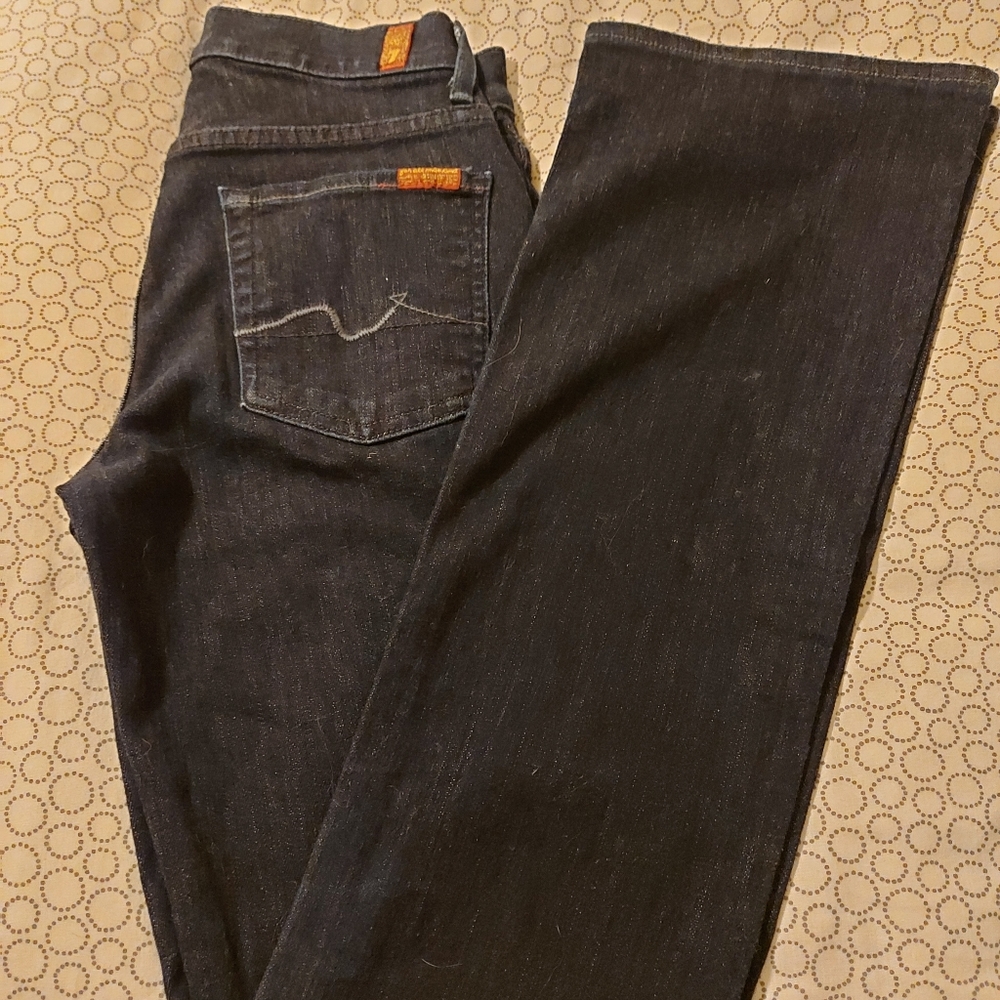 7 FOR ALL MANKIND mid rise bootcut jeans